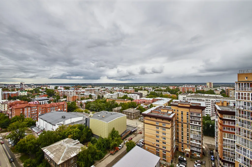 Студия с красивым видом