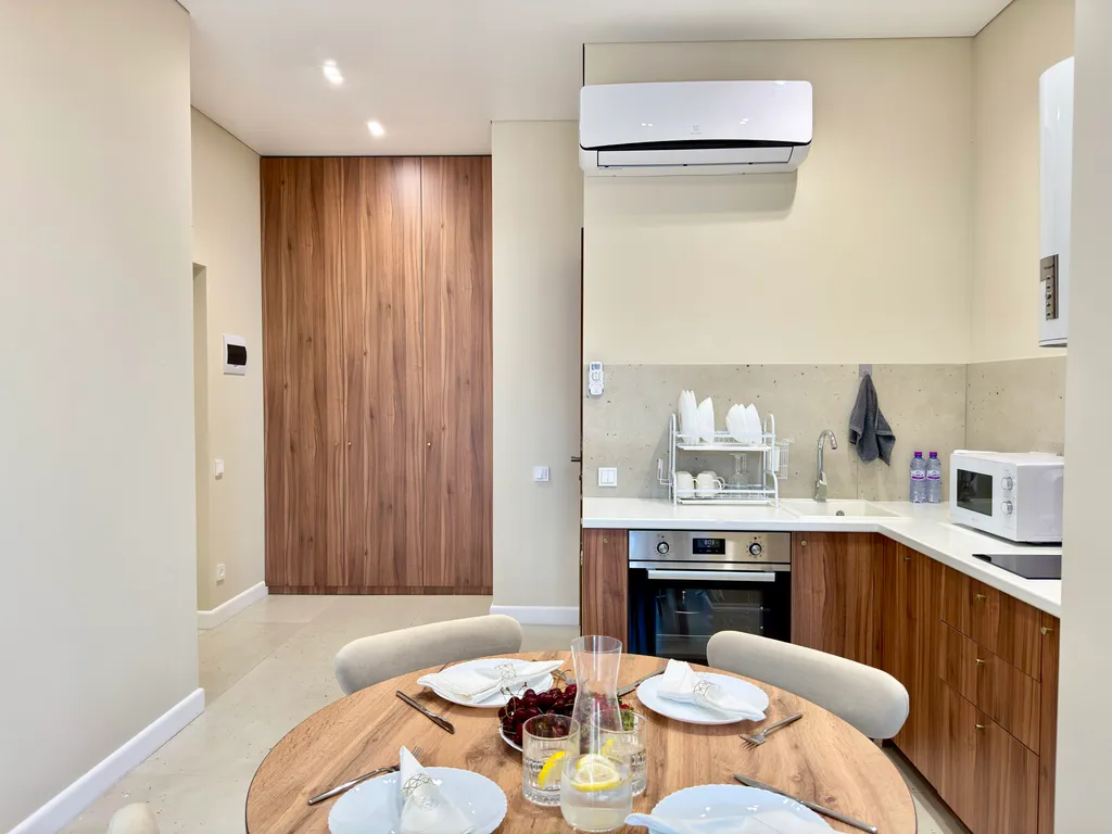 Квартира Квартира Люкс с видом на море и реку с балконом — Лазаревское