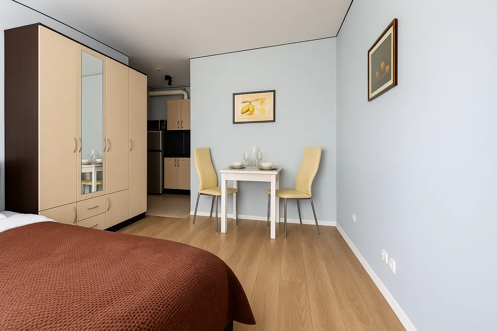 Квартира Квартира Новая студия в 2 минутах от метро Стрешнево — Москва