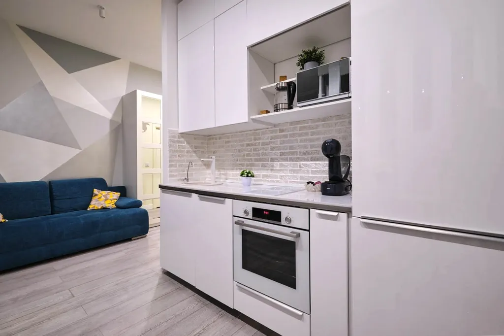 Квартира Квартира Sky City Moscow 51 этаж Уютная студия на 51 этаже с видом на башни! — Москва