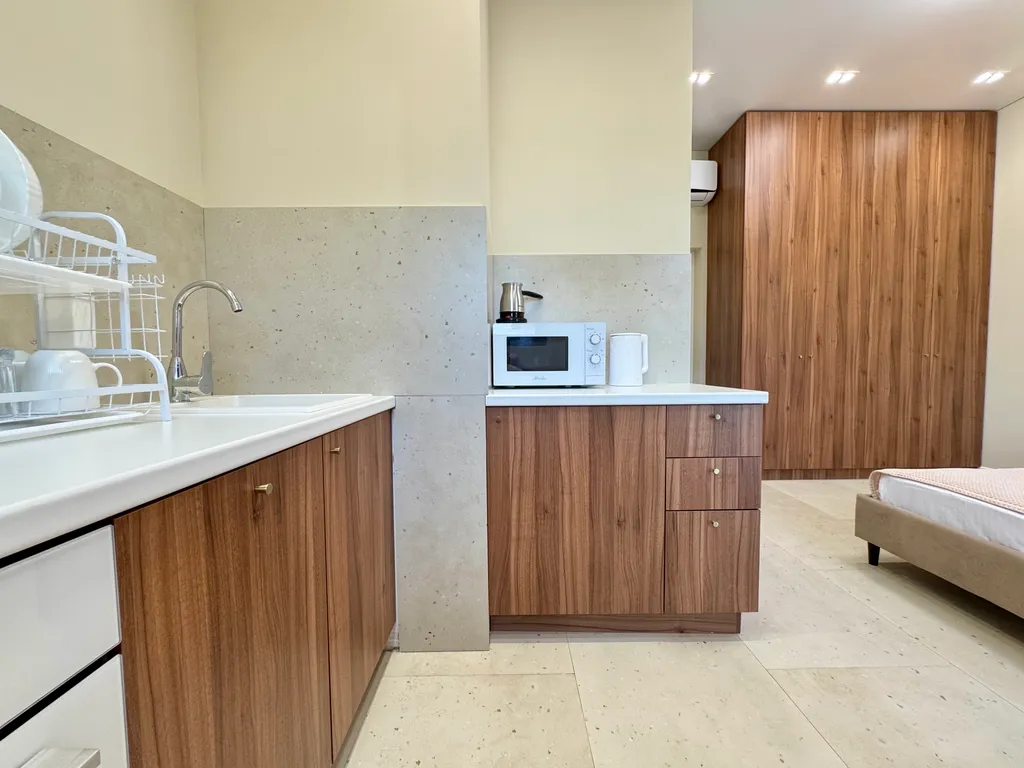 Комфорт с видом на горы и балконом