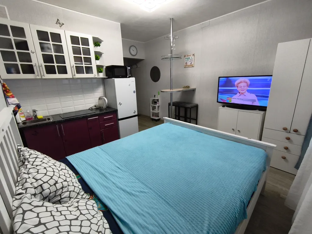 Уютная студия с балконом у Аграрного университета и метро