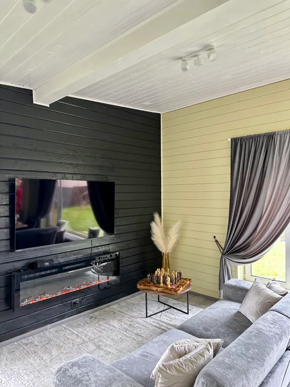 Стильный дом с чаном