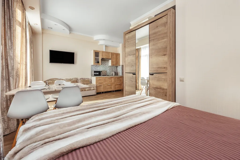 Квартира Квартира Светлая и уютная студия в центральной части Адлера у моря — Адлер