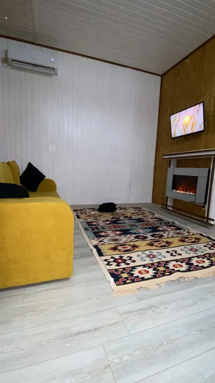 Домики на берегу Каспийского моря