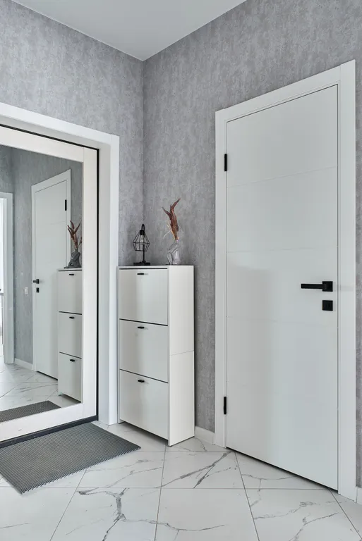 Прекрасная стильная квартира Инь янь