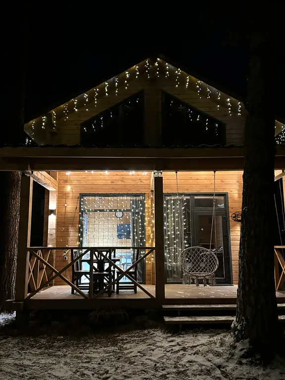 Новый круглогодичный коттедж из бруса на берегу Катуни