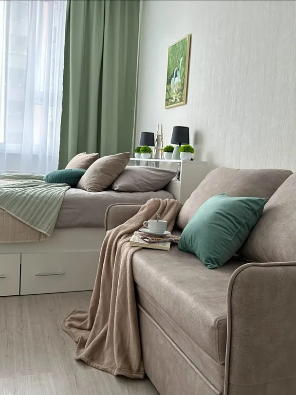 Квартира Квартира Уютная студия "МЯТА" рядом с центром и метро, на ул. Фрунзе 31. — Екатеринбург