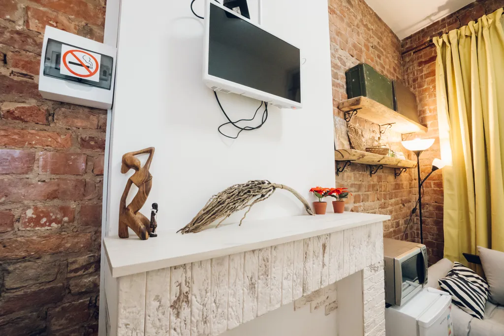 Квартира Квартира Студия с камином Loft 1 рядом с Московским вокзалом — Санкт-Петербург