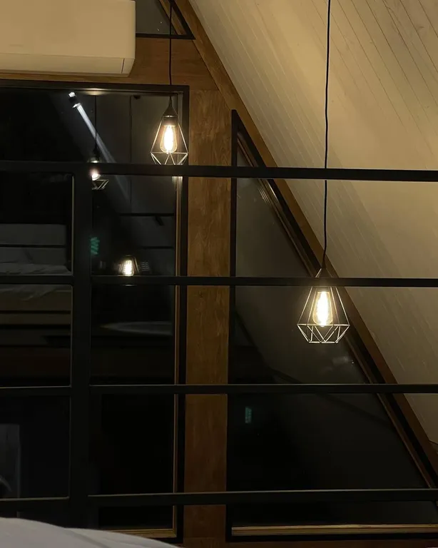 Стильный дом с панорамным видом и банным чаном