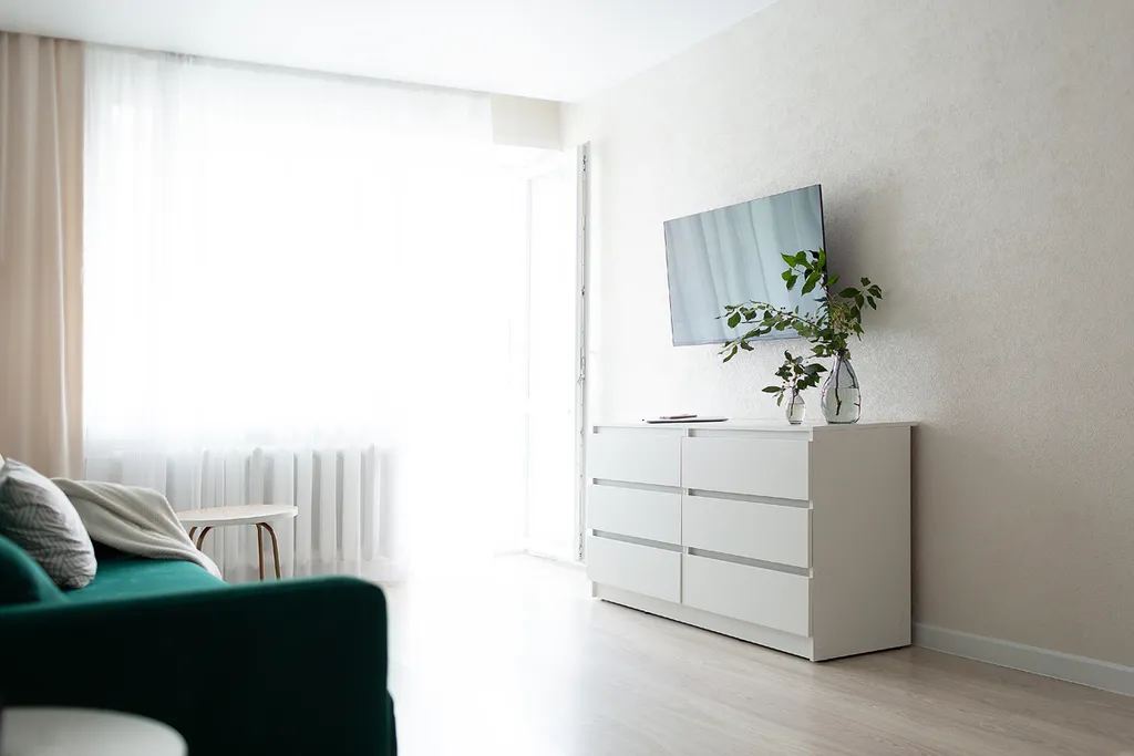 Стильная светлая квартира рядом с ЖД вокзалом