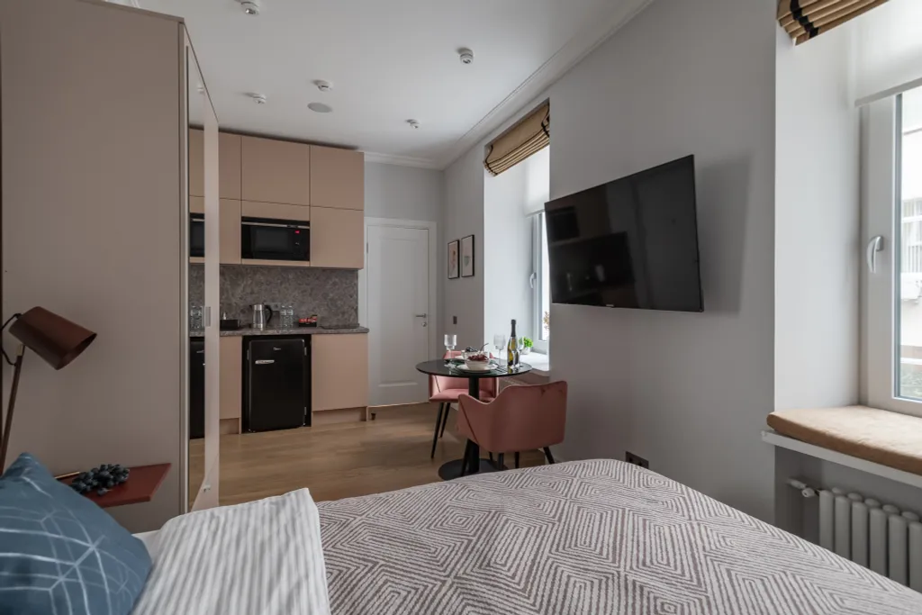 Квартира Квартира Green studio near Mayakovskaya metro station — Москва