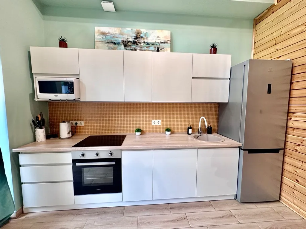 Дом Барнхаус Тихая сосна с баней и бассейном