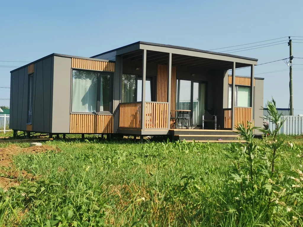 Новый современный стильный дом у озера Суходолье