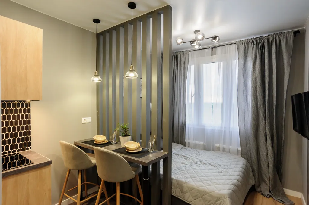 Минималистичная студия в ЖК Сколковский