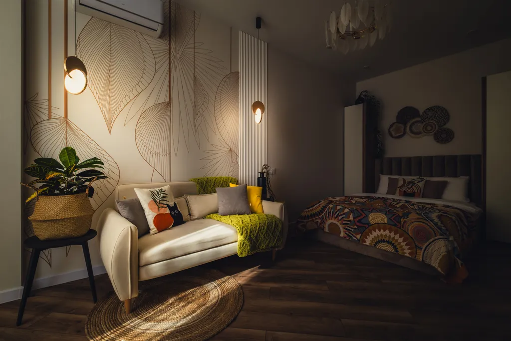 Теплая атмосферная квартира