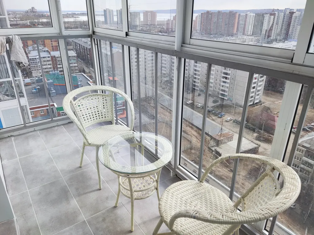 Квартира Квартира с видом на город и Ангару — Иркутск