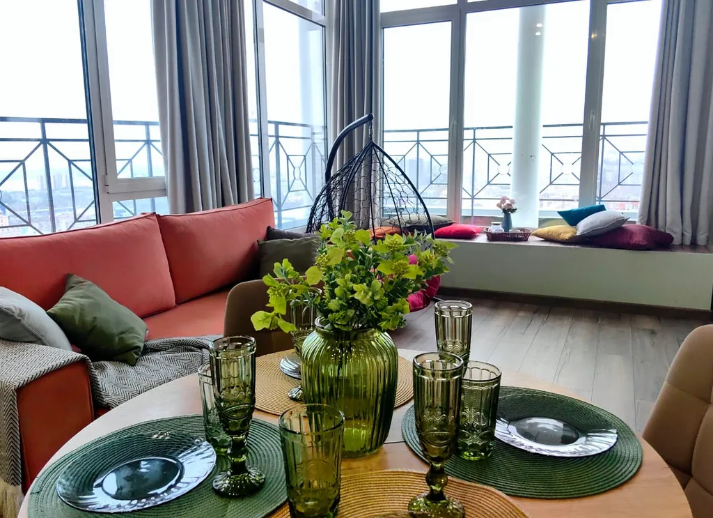 Апартаменты с панорамным видом на город