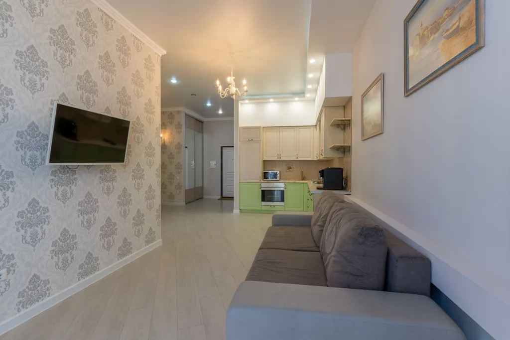 Квартира Квартира Евродвушка в 10 минутмх до самого чистого пляжа — Геленджик