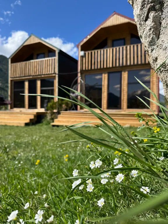 Барнхаус шикарным видом на горы