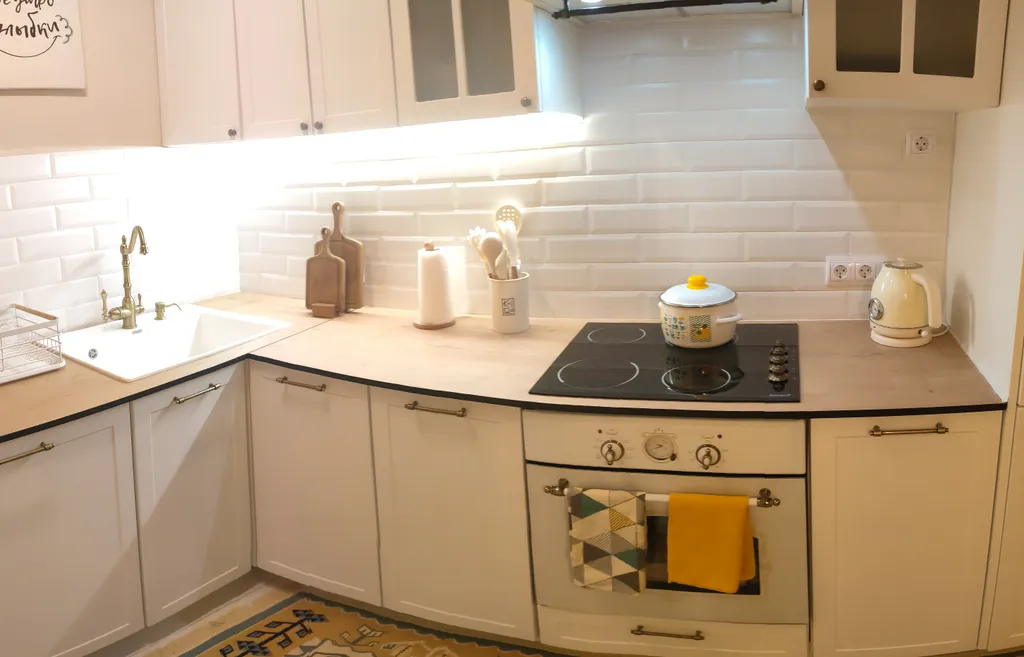 Квартира с 2 отдельными спальнями и кухней-гостинной недалеко от моря