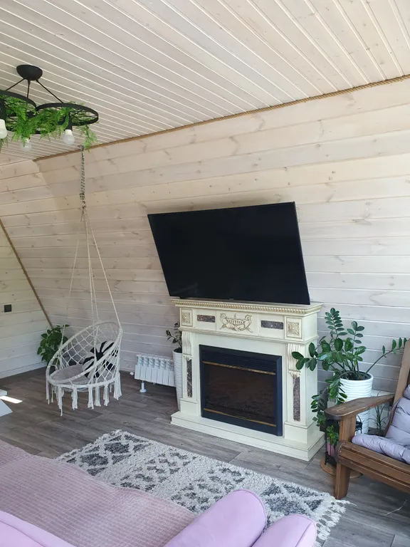 Домик в лесу А-фрейм вилладж