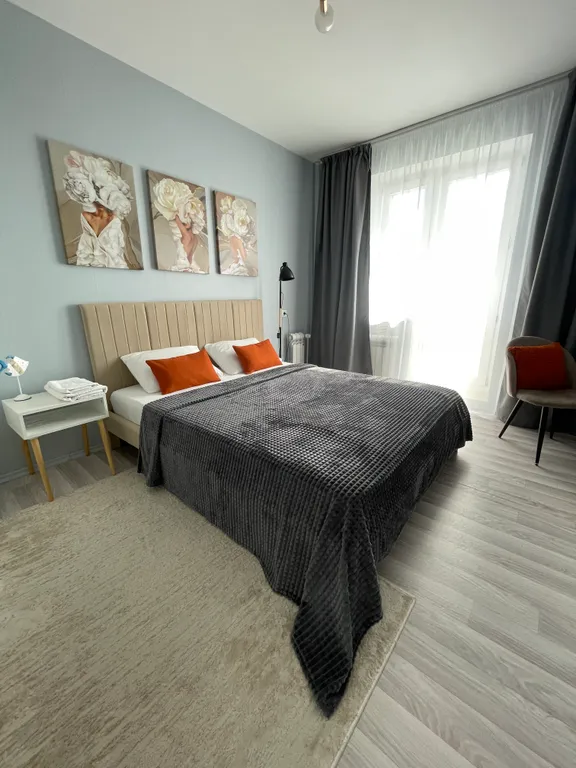 Оригинальная однокомнатная в районе аэропорта