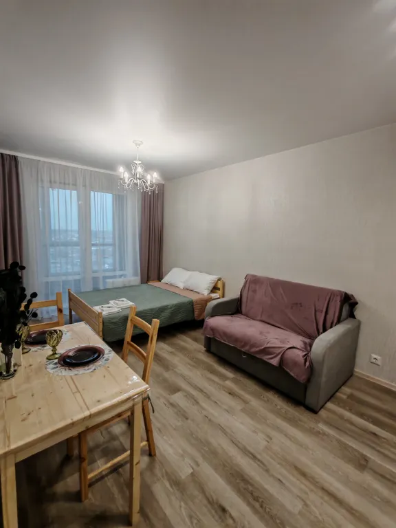 Комфортная студия рядом с аэропортом Толмачево и Экспоцентром