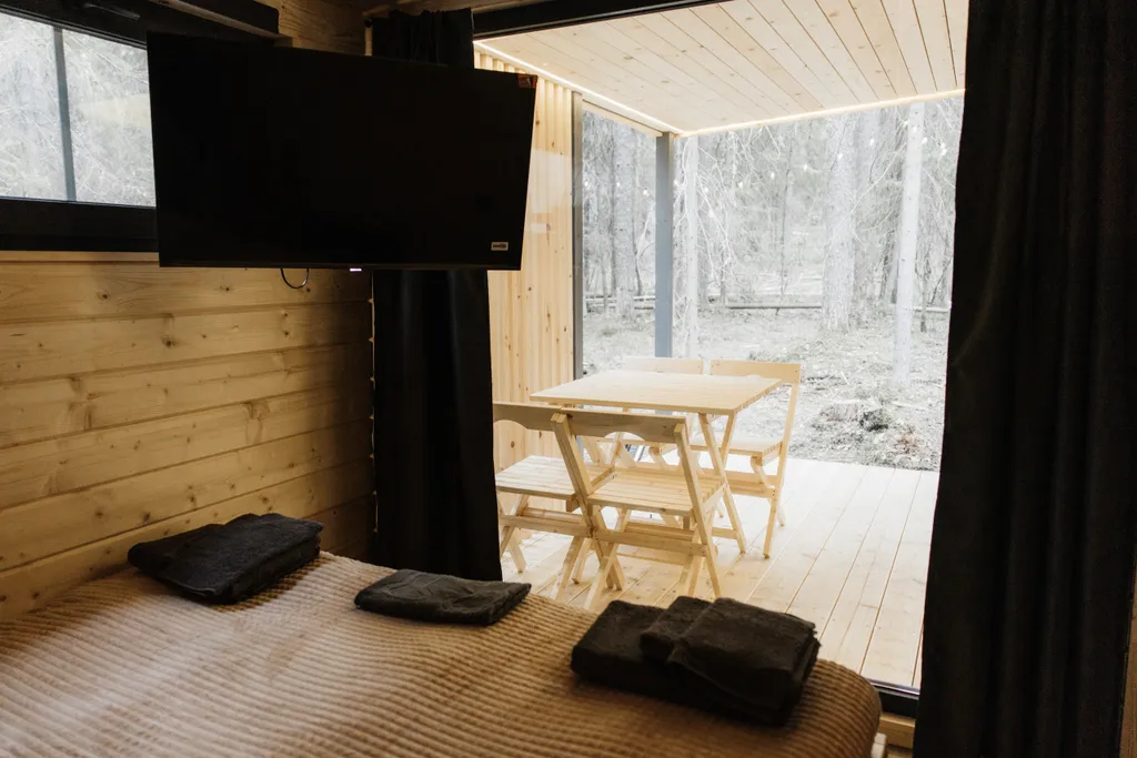 Коттедж с красивым видом из окна