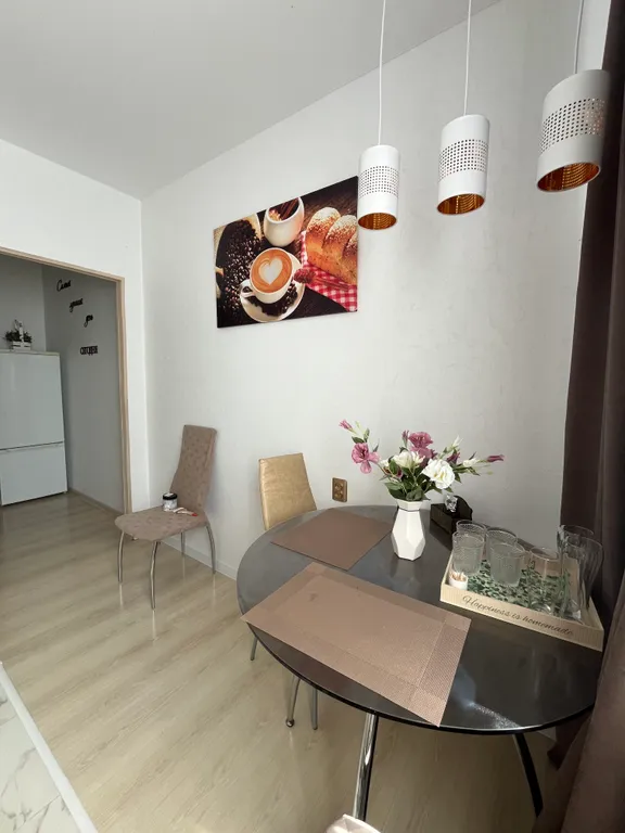 Большая квартира с зонированием и с видом на лес