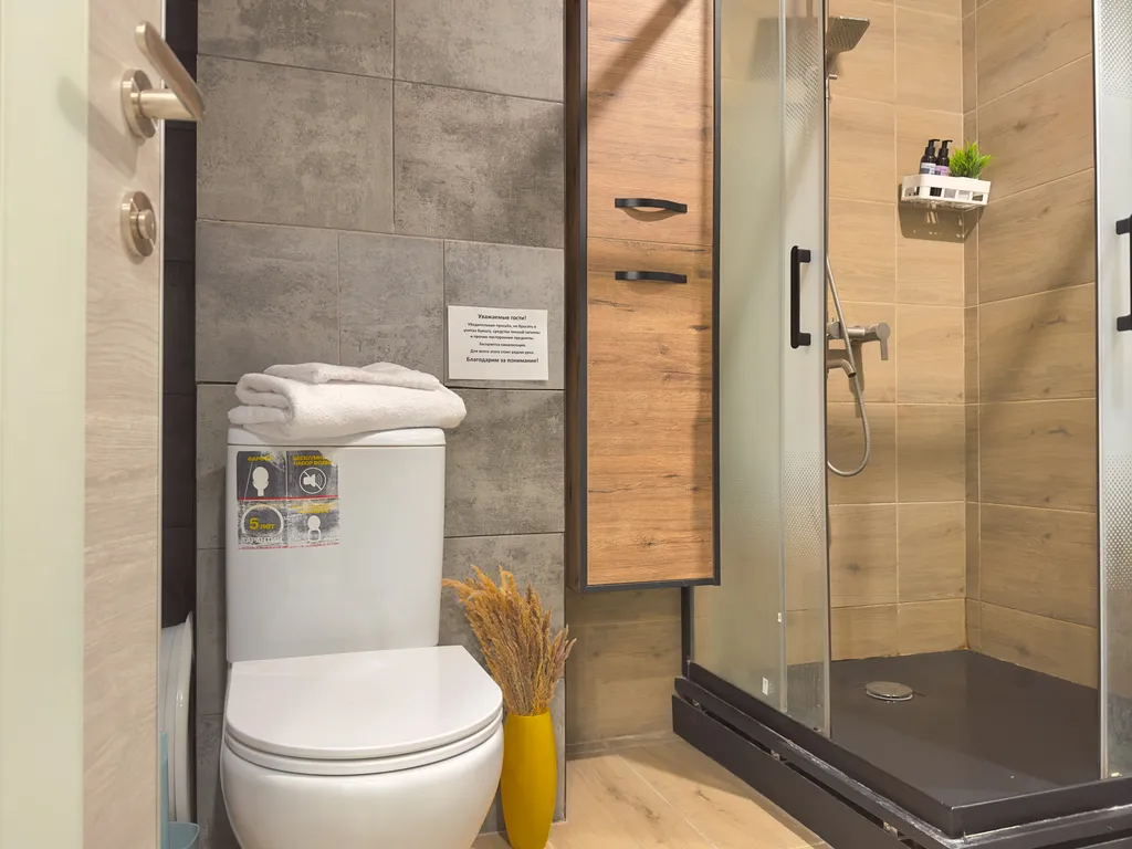 Стильная студия для двоих с кондиционером