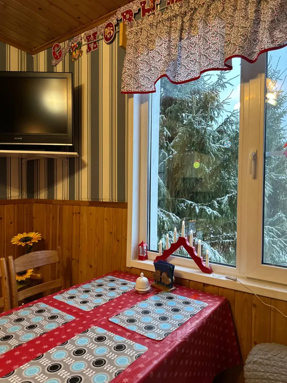 Дом в Карелии с печью-камином и видом на лес