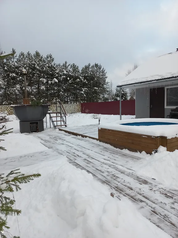 Дом с баней и чаном Теплое местечко