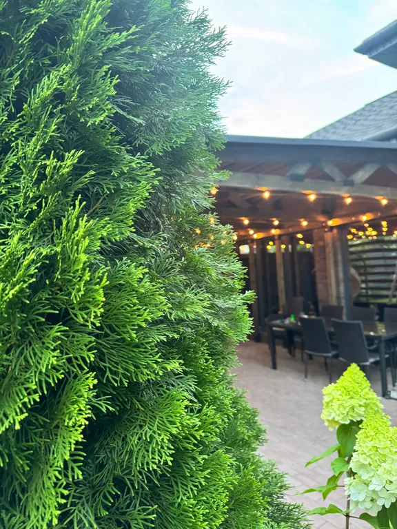 Новый дом с подогреваемым бассейном и сауной