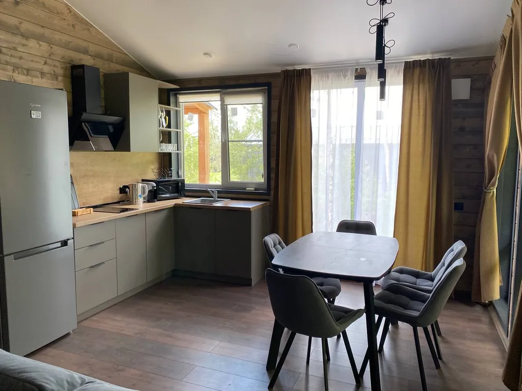 Коттедж Эко-Дом с Панорамными окнами на лес и террасой — Можайск