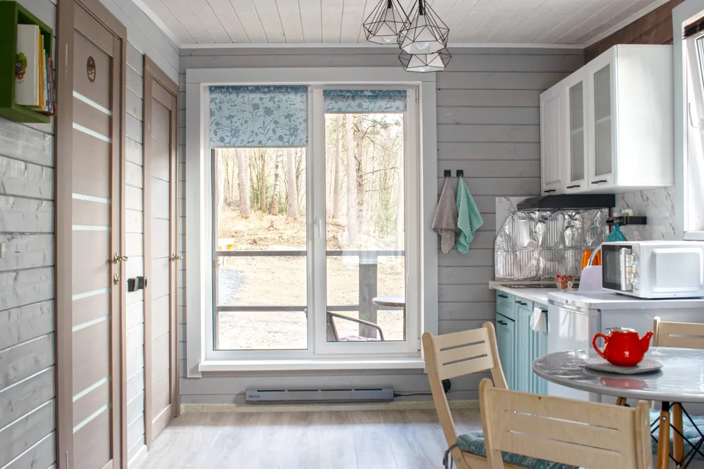 Новый гостевой дом и баня у Горного парка