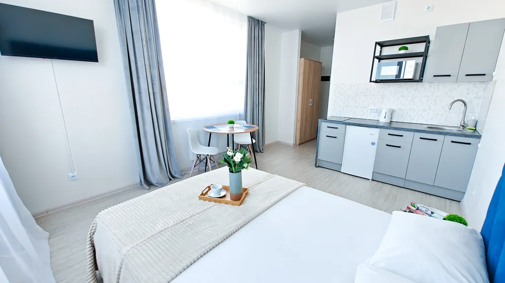 Квартира Квартира Студия видовая, 27 этаж, центр Good house — Екатеринбург