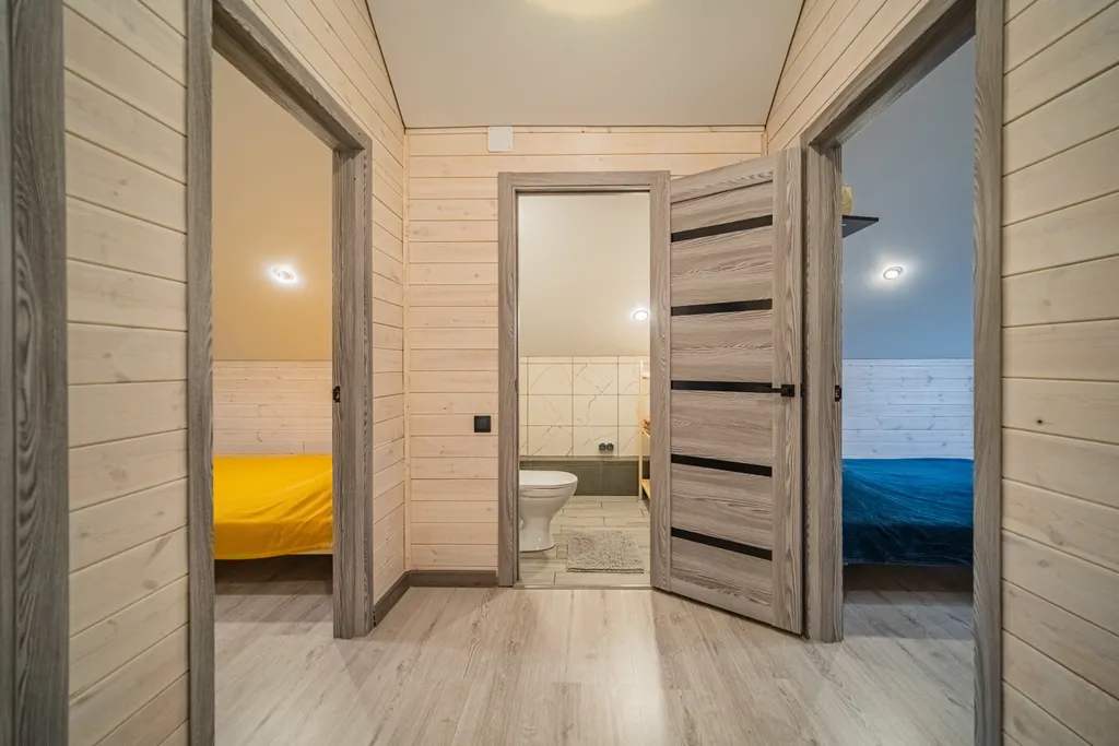 Уютный барн хаус с большими панорамными окнами Барн 4