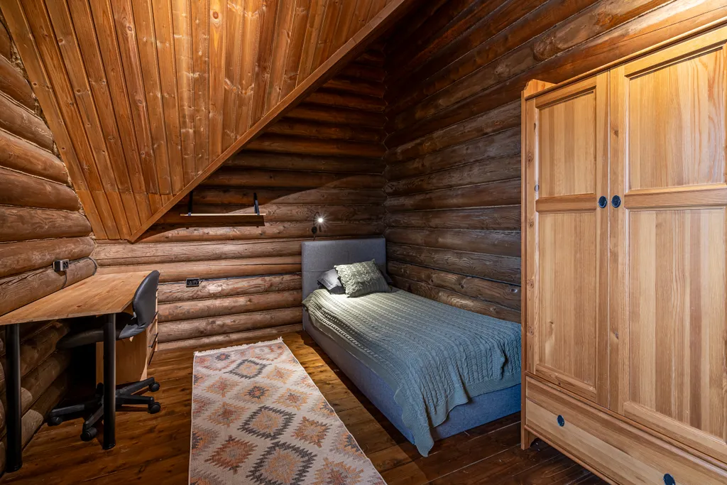 Уютный бревенчатый дом