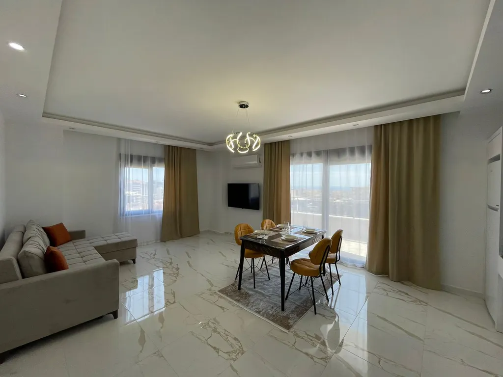 Чудесная новая квартира с видом на горы и море — аренда посуточно в Аланья