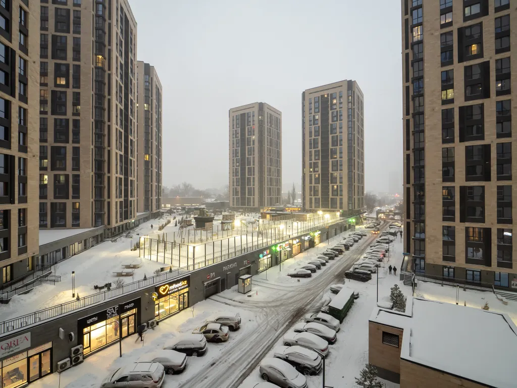 3-комнатная квартира в районе "Mega Alma-Ata"