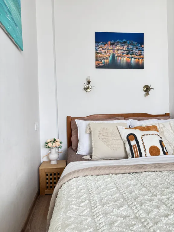 Квартира Квартира Атмосферный апартамент в морском стиле с видом на море в 300м до пляжа — Сириус