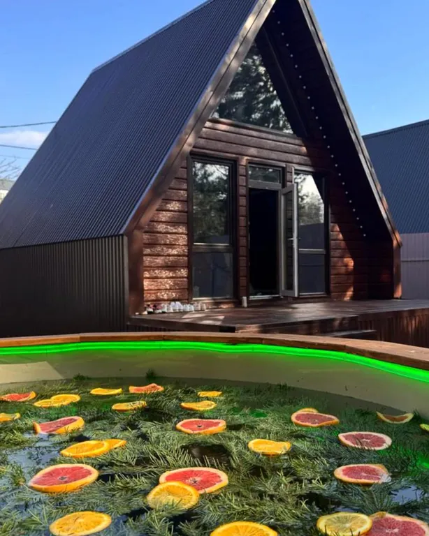 Коттедж Дом в лесу с баней на дровах и горячим фурако — Казань