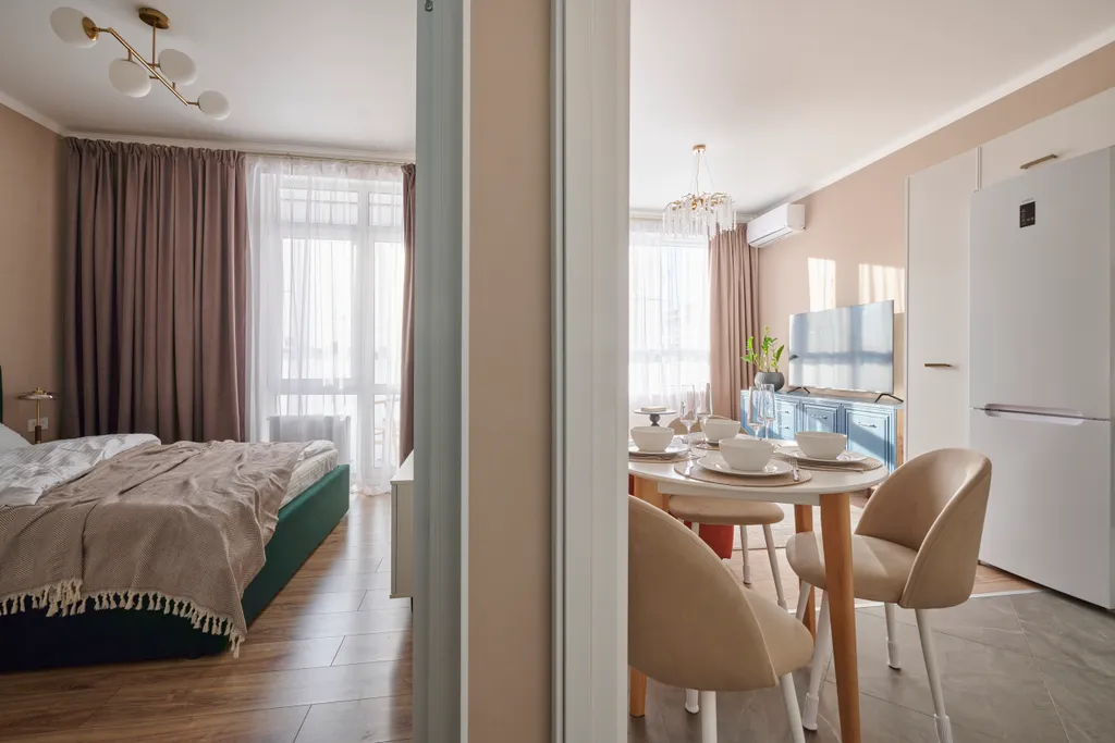 Квартира АЗУРА - атмосферная 1к квартира — Москва