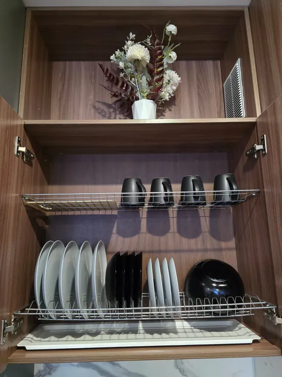 Уютная студия с видом на город