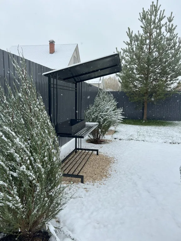 Коттедж Коттедж Барн с панорамными окнами, террасой, баней и купелью — Петровское