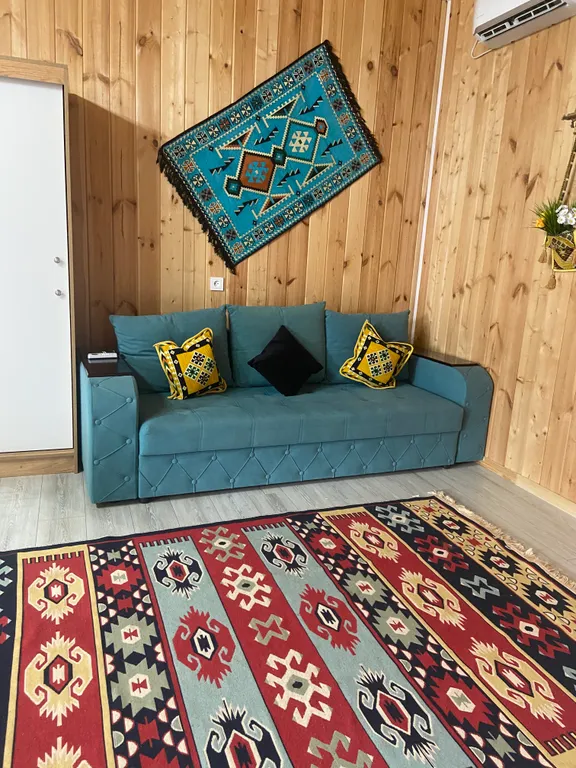 Домики на берегу Каспийского моря