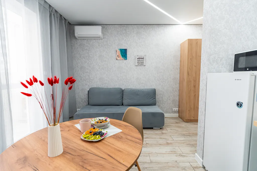 Уютная студия с видом на море