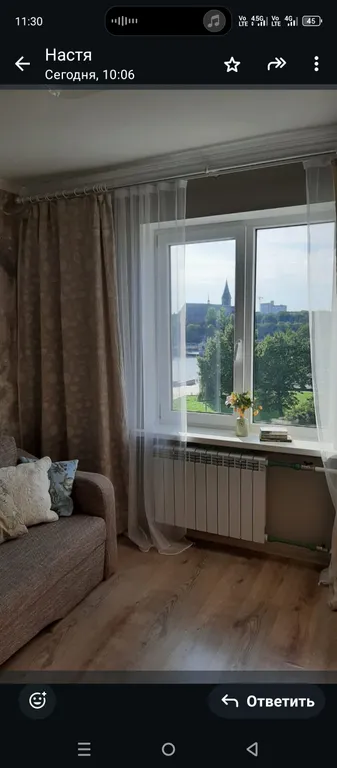 Квартира в центре города с видом на Кафедральный Собор