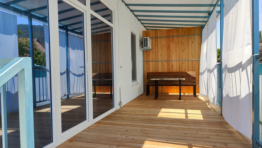 Квартира Квартира Семейный люкс3 с террасой,двором,мангальной зоной и парковкой — Дюрсо